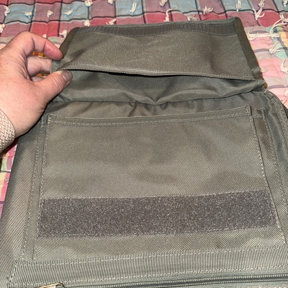 Grayish Green National Guard Tactical Notebook Binder. (BT 1) - Picture 9 of 10